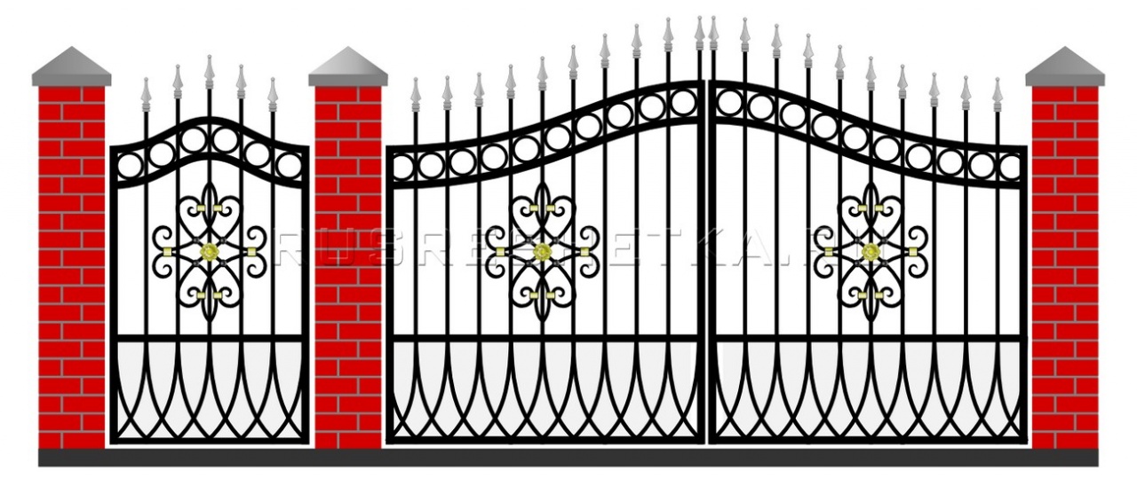 Забор и ворота 71